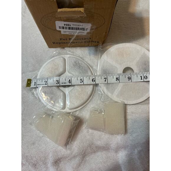 Suvalise Cat Water Fountain Filter 6 Pack Filters for 84az/2.5L Pet Fountain - Picture 2 of 6